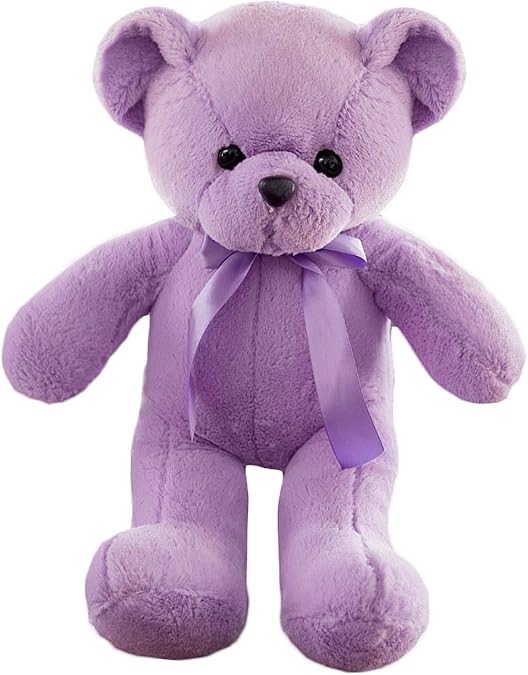 Amazon.com: Anico Oso lindo colorido de 8 pulgadas, morado : Juguetes y  Juegos