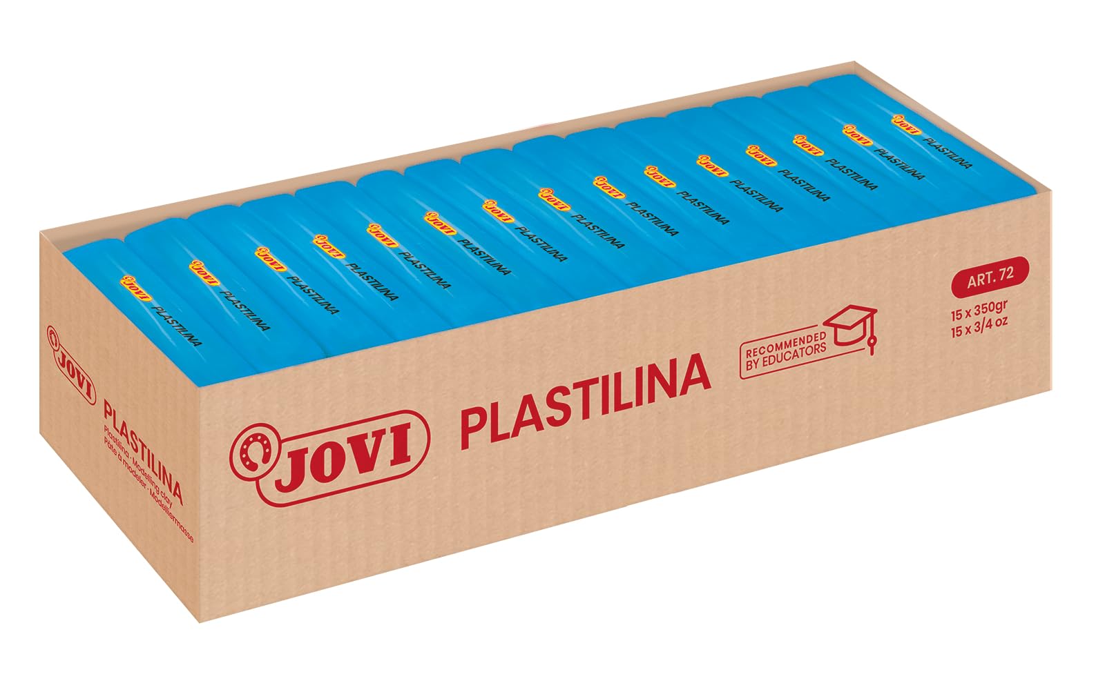 Jovi – Box of Clay, 15 Tablets 350 gr, Light Blue (7212)