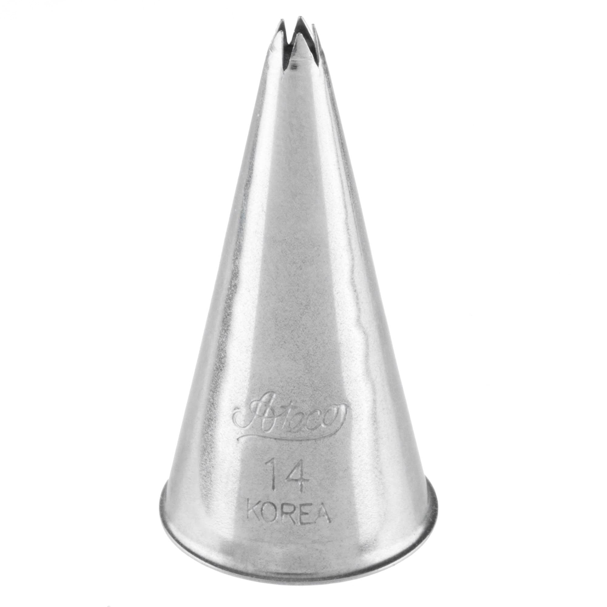 Photo 1 of Ateco Open Star Pastry Decorating Tip, Stainless Steel, Silver