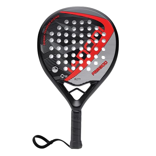 Ergonomy Padel Racket Padel Racket Carbon Fiber Surface with EVA Memory Flex Foam Core ...