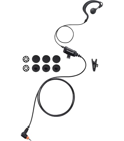 Lot De 2 écouteurs Avec Micro Et Bouton PTT, Jack 2,5 Mm, Compatibles Motorola (Talkabout, MH230R, T200, Etc.)