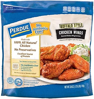 Perdue Roasted Buffalo Style Glazed Chicken Wings 175 Oz Frozen
