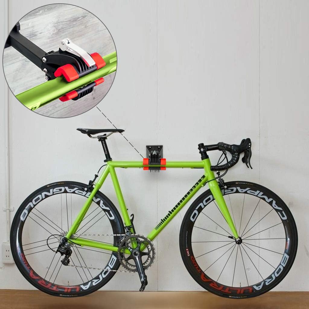 Clothink Bike Repair Stand Foldable Bicycle Wall Mount Rack Workstand, Bicycle Mechanic Maintenance for Storage: Home Improvement
