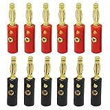 WWZMDiB 4mm Banana Plugs Stackable Connectors for