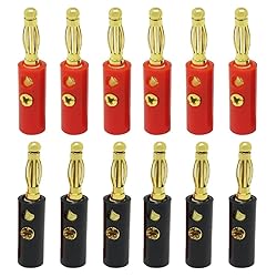 WWZMDiB 4mm Banana Plugs Stackable Connectors for