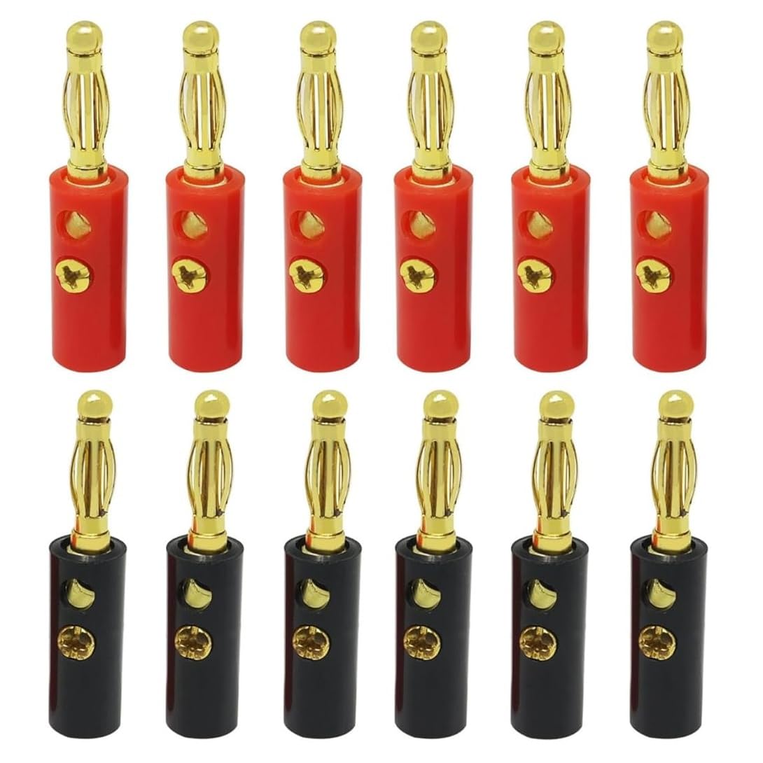 WWZMDiB 4mm Banana Plugs Stackable Connectors for
