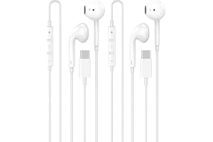 [Apple MFi Certified] USB C Headphones for iPhone Duo 18 17 16 15, Galaxy
