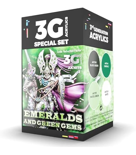 Amazon.com: AK Interactive Wargame Color Set Green Plasma and