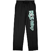 Bioworld Hatsune Miku Character Men's Black Sleep Pajama Pants