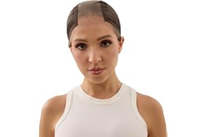 Xiushumyi Lace Wig Cap for Women,Non-Slip Grip Cap Make Your Wigs Glue Free,Wig Caps with Built-in Adjustable Velvet Band for Keeping Wigs in Place(Brown,L)