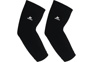AetherGear Elbow Brace Sleeve 2 Pack (1 pair) - Premium Soft & Lite Compression for Tennis Elbow, Pain Relief & Injury Preven