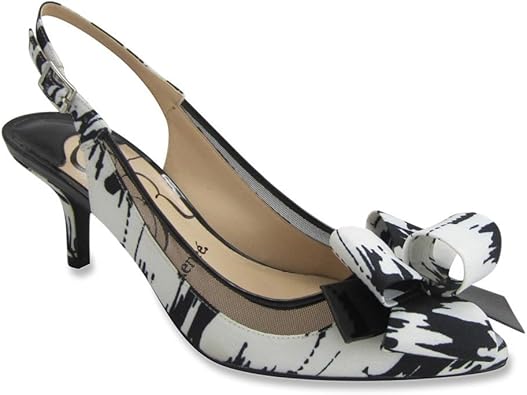 j renee black and white shoes