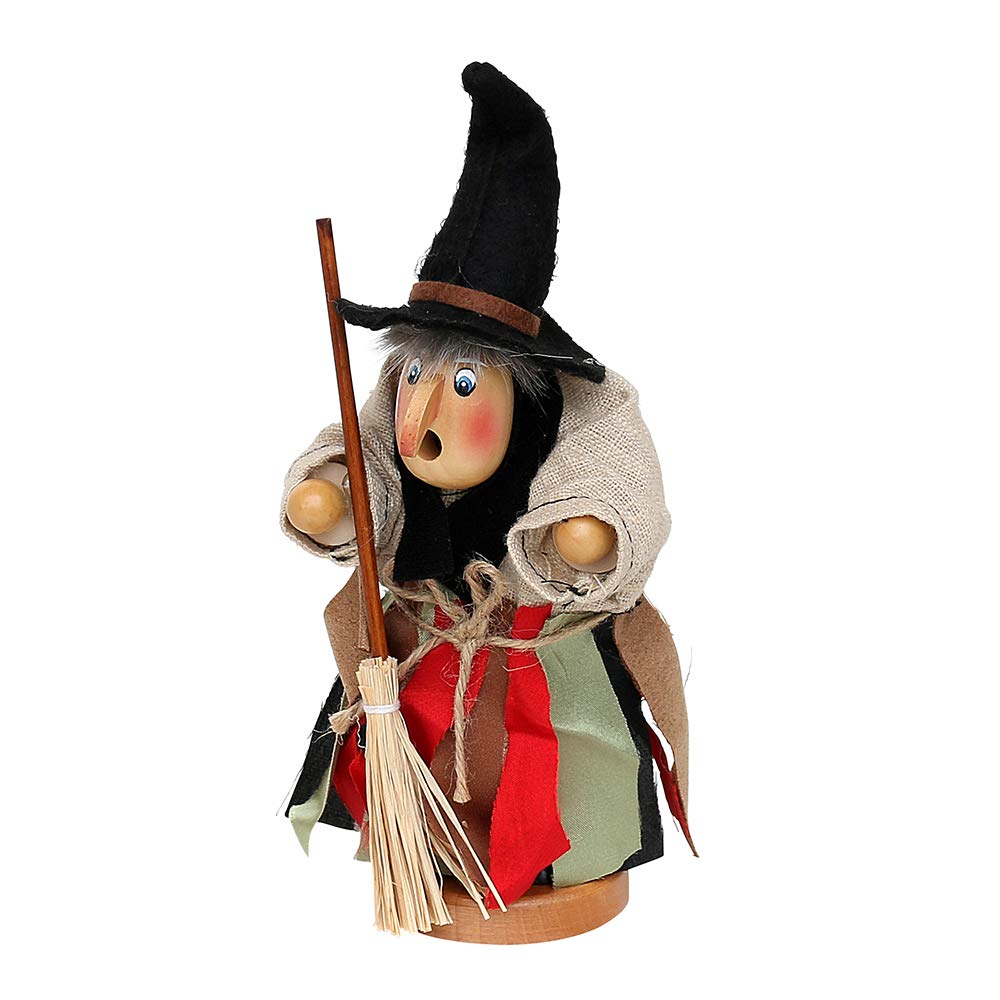 Dekohelden24 Funny Smoking Witch Approx. 19 cm