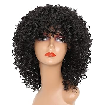 Buy Merisihair Short Curly Wigs For Black Women Synthetic Afro