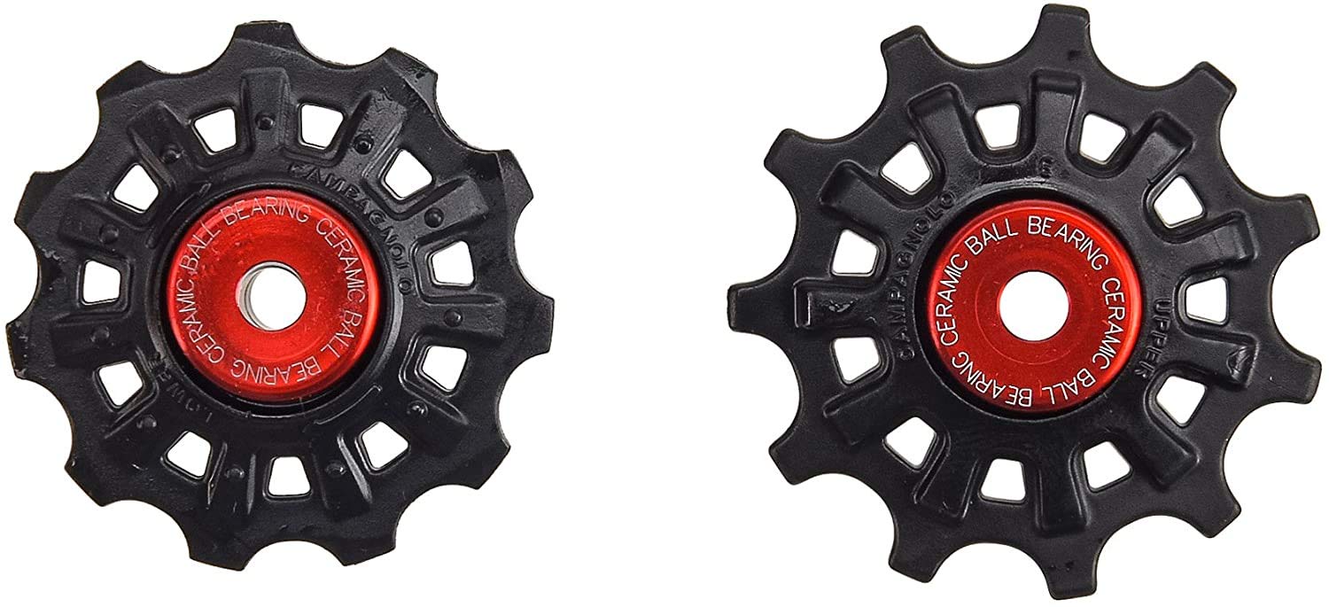 Galets De Dérailleur Campagnolo Super Record Noir - Vintage Années 80 NOS (New Old Stock) - Compatible Vélo De Course