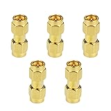 SMA 5 Pack SMA Male to Male Adapter Coupler Coaxial