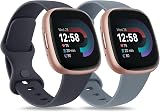 AK Straps for Fitbit Sense 2/Sense/Versa 4/Versa 3 Silicone Sport Band