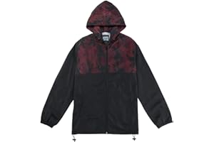 Beautiful Giant Men's Windbreaker - Lightweight, Water-Resistant, Adjustable Drawstring