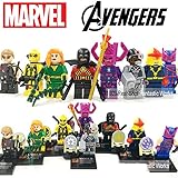 8pcs Marvel Super Heroes Avengers Batman Poison Ivy/Deadpool/Hawkeye Minifigures Figures Model Building Blocks Bricks Learning Educational Toys Gift for Children Kids
