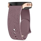 Floral Engraved Band Compatible with Samsung Galaxy