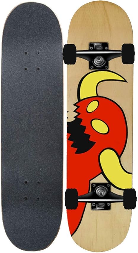 Amazon Co Jp Yeenuo スケートボード 31 X 8インチ標準スケートボードプロのショートボード 7層メープルダブルキック凹面デッキ大人のトリックスケートボード大人 ティーン 子供向け スポーツ アウトドア スポーツ アウトドア