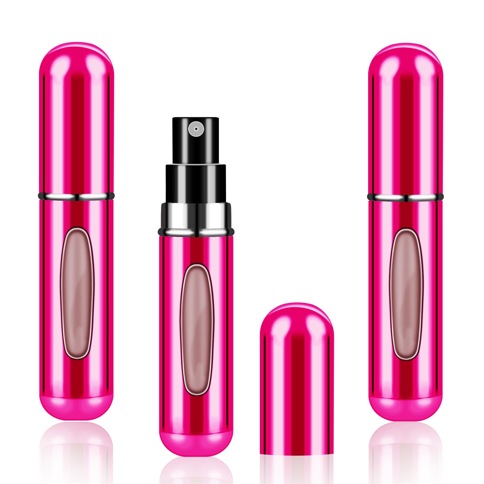 Photo 1 of Daixers Atomizer Perfume Bottle Refillable,Atomizer Travel Bottles,Portable Mini Perfume Atomizer Bottle Spray for Traveling and Outgoing 5ml/0.2oz (3Pcs Bright Rose)