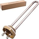 DERNORD 12V DC Water Heater Element 200W 1.25" Copper Flange Heating Element view 6