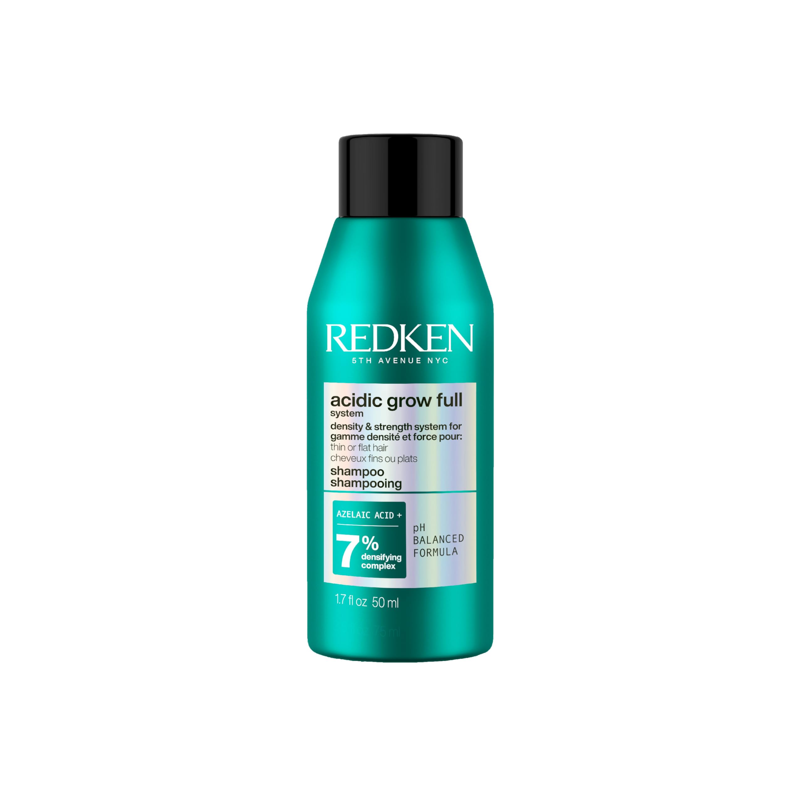 Photo 1 of Redken Acidic Grow Full System Densifying Shampoo - Lightweight Shampoo for Fuller, Thicker-Looking Hair, Gentle Cleansing & Scalp Moisturizing, With Azelaic Acid, 1.7 Fl Oz