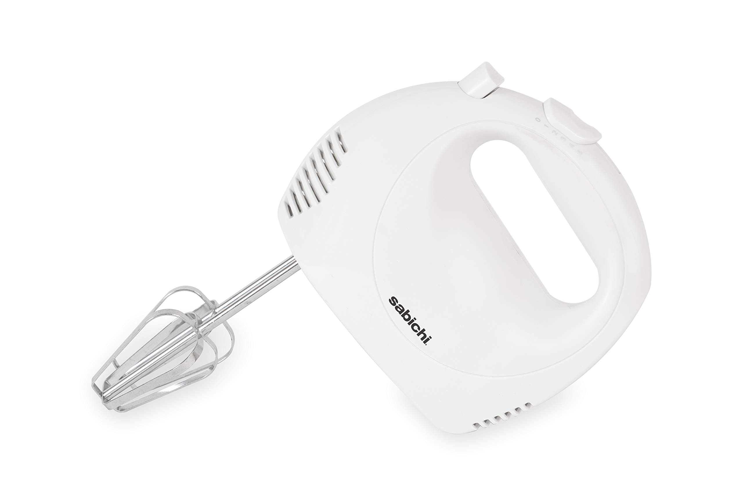 Sabichi 189103 White Gloss 5 Speed Hand Mixer 120W