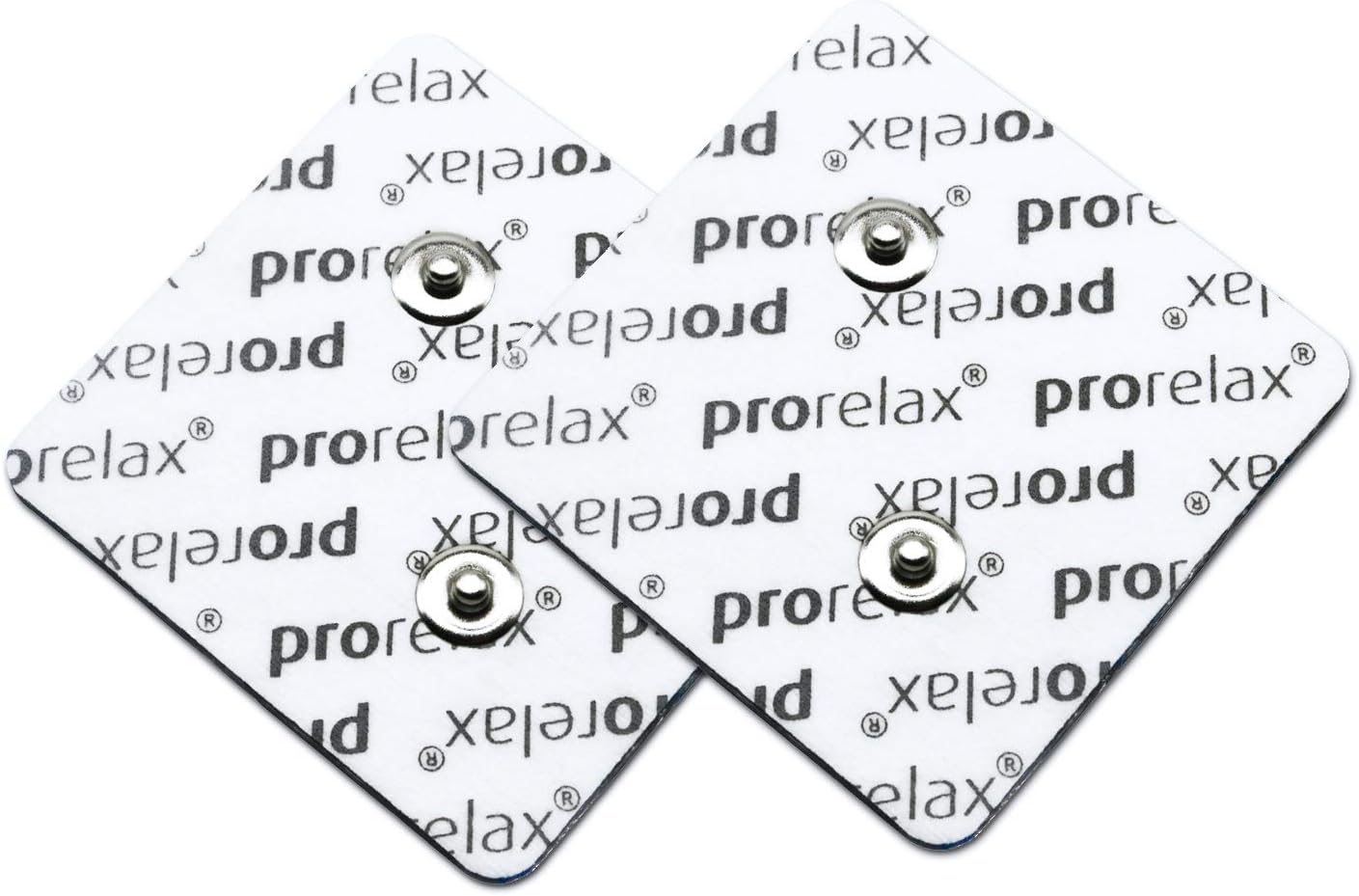 prorelax Electrode pads "Cordless", for TENS + EMS devices, spare pads for Electro Muscle Stimulation Spare electrodes EMS workout