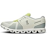 On Men's Cloud 5 Push Sneakers, Green/Yellow, 9 Medium US