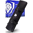 Dalstrong - Vagabond Knife Roll Full & Top Grain Brazilian Leather Roll Bag - 16 Slots - Interior and Rear Zippered Pockets - Blade Travel Storage/Case