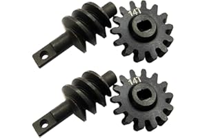 HOPLEX 14T Steel Axle Differentials Gear for Axial SCX24 AXI90081 AXI00001 AXI00002 AXI00005 AXI00006 1/24 RC Crawler Truck Car Upgrades(2PCS)
