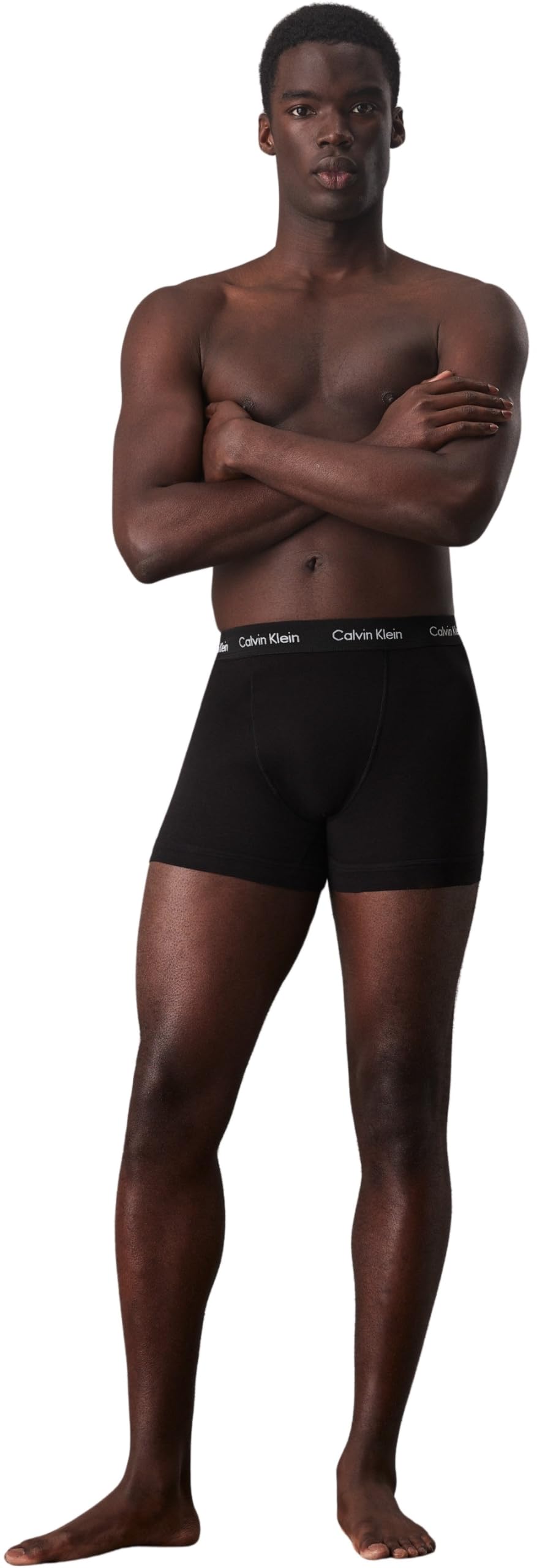 Calvin Klein Herren 3er Pack Boxershorts Trunks Unterwäsche, Mehrfarbig (C-Black/Blu/Blu), L 6