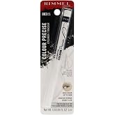 Rimmel London Colour Precise Eyeliner, Richly Pigmented, Easy to Apply, Long-Wearing, 003, White, 0.04oz