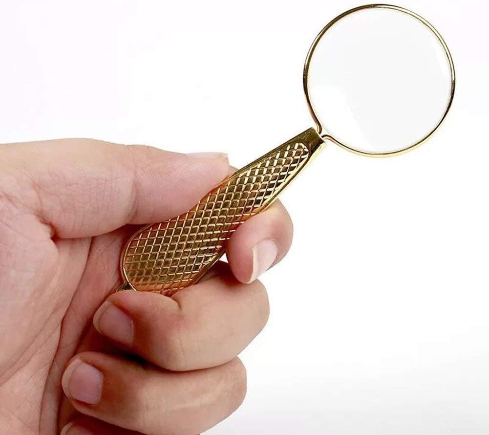 Magnifying Glasses, 3X Small Magnifying Glasses, Glass, Retro Portable
