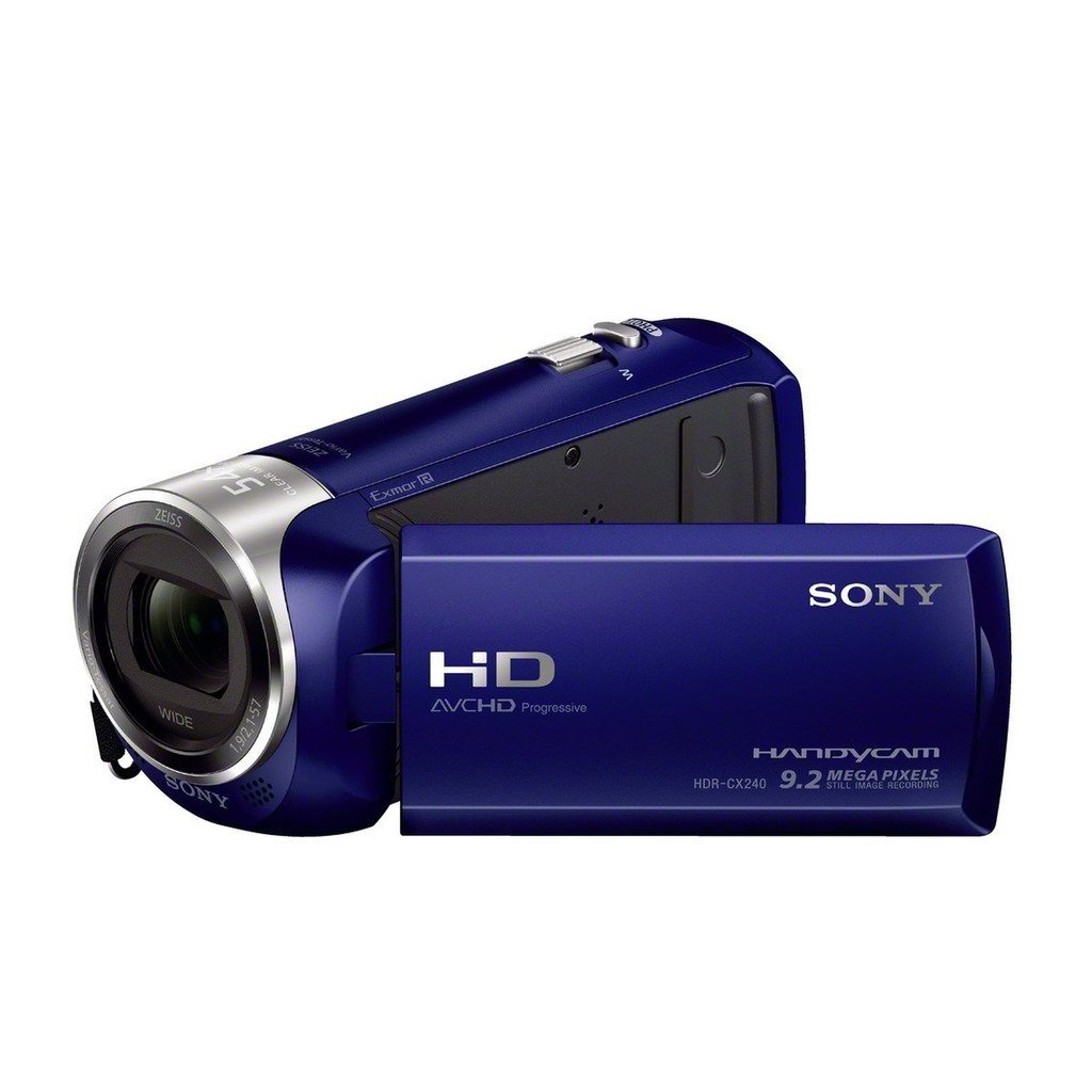 Amazon.com : Sony HDRCX240/L Video Camera with 2.7-Inch LCD - Blue  (Certified Refurbished) : Electronics