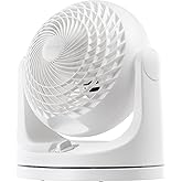 IRIS USA WOOZOO Desk Fan with Remote, Oscillating Table Air Circulator, 3 Speeds, 52ft Max Air Distance, 112° Adjustable Tilt