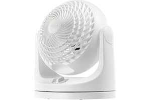 IRIS USA WOOZOO Desk Fan with Remote, Oscillating Table Air Circulator, 3 Speeds, 52ft Max Air Distance, 112° Adjustable Tilt