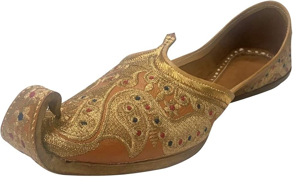 Step n Style Sherwani Jutti Men Indian Jutti Leather Jutti