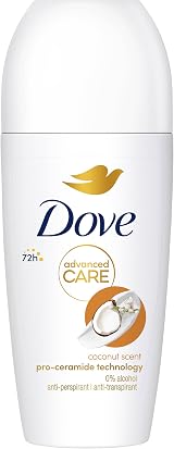 Dove Advanced Care Coconut Anti-Perspirant Roll On 48-Hour 6x 50ml Moisturiser view 2