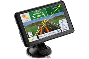 GPS Car Navigator, 5 Inch Car GPS 8G 256M Navigation System Latest Map Touchscreen with Voice Guidance Speed Camera Warning f
