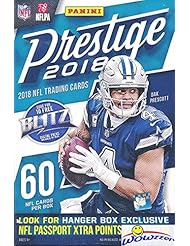2018 Panini Prestige NFL Football HUGE Factory Sealed HANGER Box with 64 Cards & EXCLUSIVE PARALLELS! Look for Rookies & Auto&rsquo;s of Baker Mayfield, Josh Allen, Saquon Barkley & Many More! WOWZZER!
