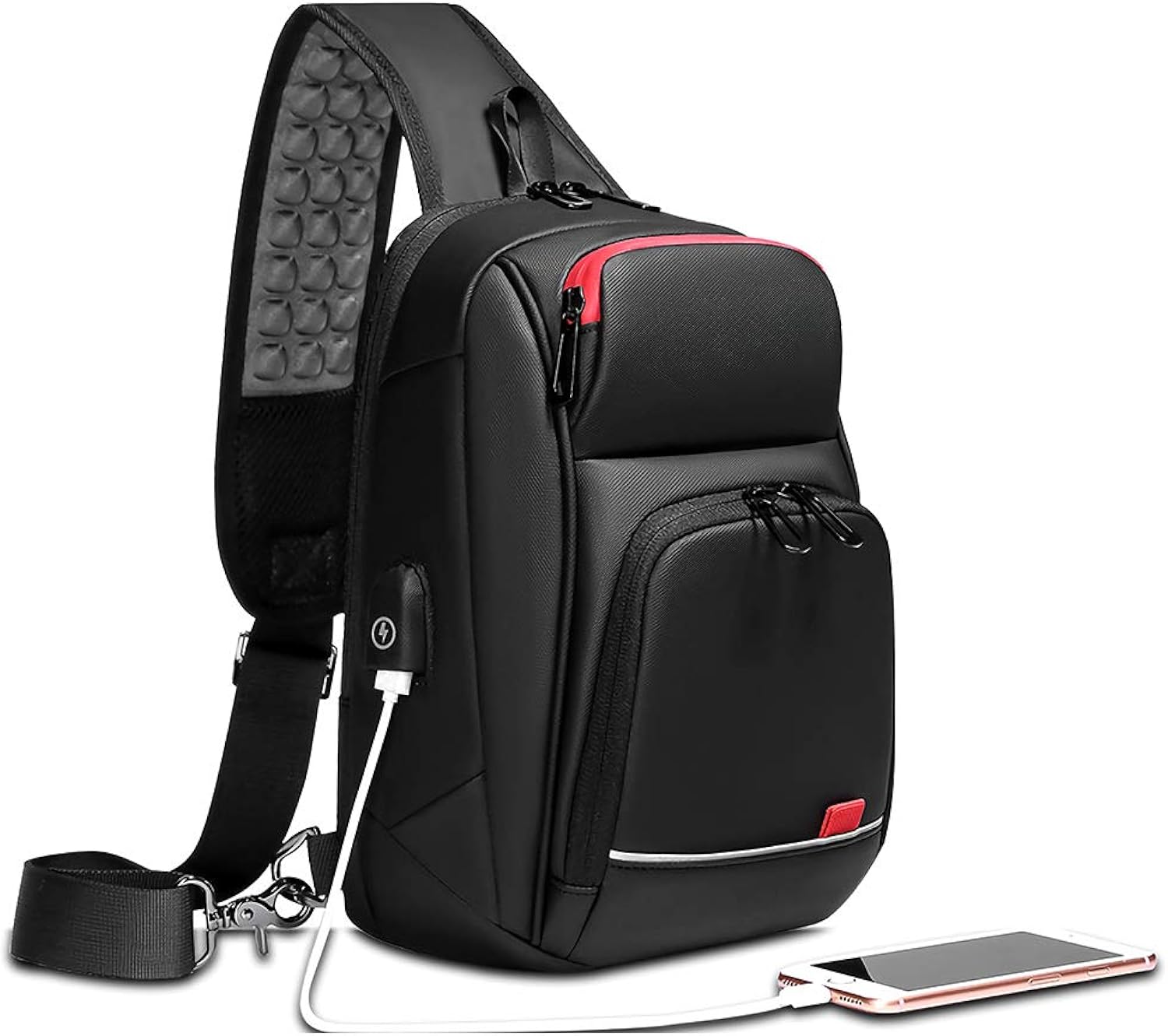 hgfds Smart Shoulder Bag, Relieve Shoulder Pressure Men Cross Body