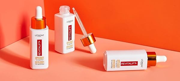 L’OREAL PARIS REVITALIFT DERM INTENSIVES DERM GRADE 12% VITAMIN C + E + SALICYLIC SERUM, 1.0 FL. OZ., 0.32 POUNDS