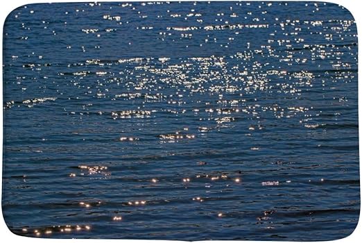 Kuizee - Alfombra de baño antideslizante para bañera y baño, superficie