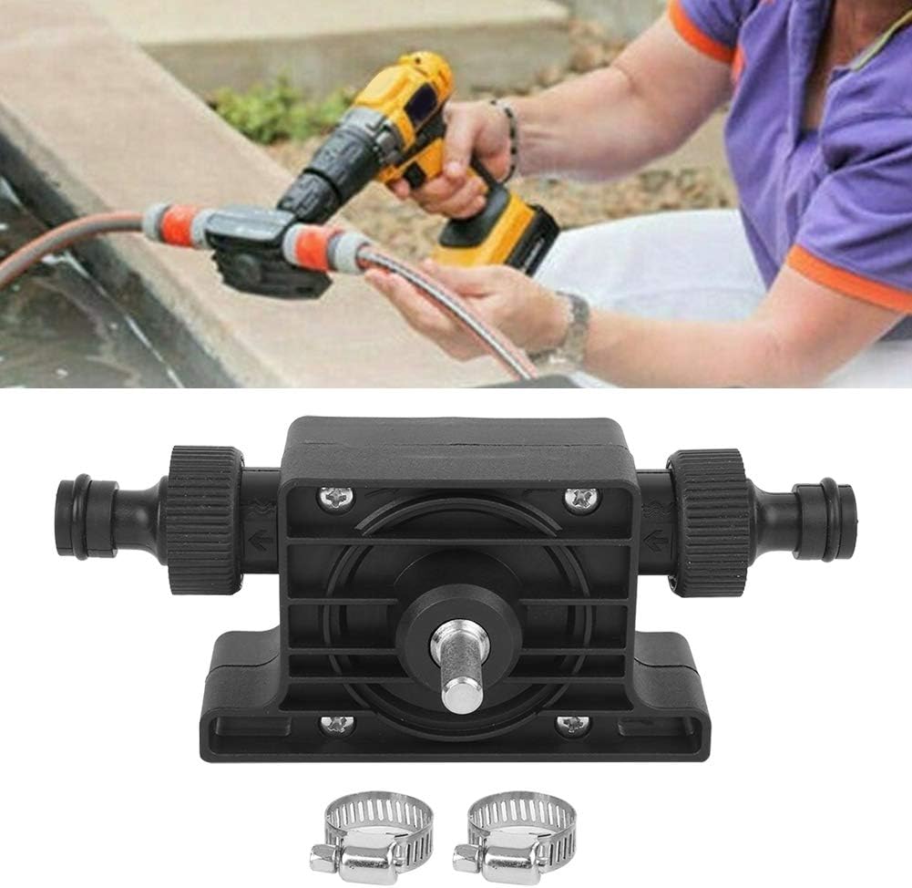 Drill Pump for Water Drill Powered Water Pump, Portable Electric Drill Driven Type Pump Compact Water Oil Pump with 2pcs Connector - Image 5