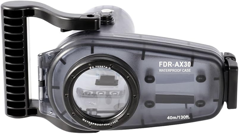Amazon Fotga フォトガ Meikon 40m 130ft 防水水中カメラ ハウジングケース Sony Fdr Ax30 4k ビデオカメラ専用 水中撮影用 高透明度画面対応 ハウジングケース 通販