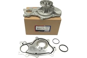 OAW F3250 Water Pump [4-Bolt Pulley Flange] for Ford 3.5L-V6 on 2011 2012 2013 2014 2015 2016 F150 15-17 Expedition Navigator (Check before Purchase If you have 3 or 4 Bolts flange)