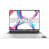 2026 IPASON New Designed P3 Business Laptop, Intel Powerful Processor, 16GB DDR5, 512GB PCIe, 16" FHD WUXGA Anti-Glare Display, Backlit Keyboard, 14.5-Hour Battery Life, Windows 11 with MS 365 for Web